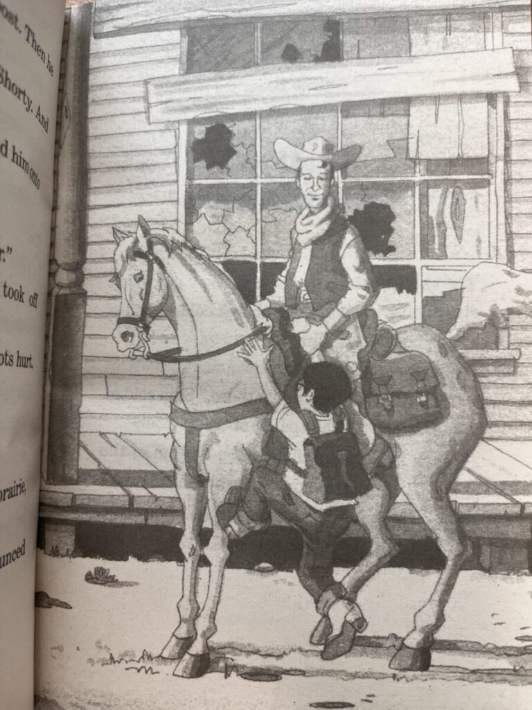 Magic Tree House 10권 5-6장에서 잭과 애니가 만난 목장주인 슬림