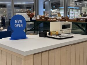 다산 커피 맛집 히어커피 Here Coffee 매장내 소금빵을 데울 수 있는 코너