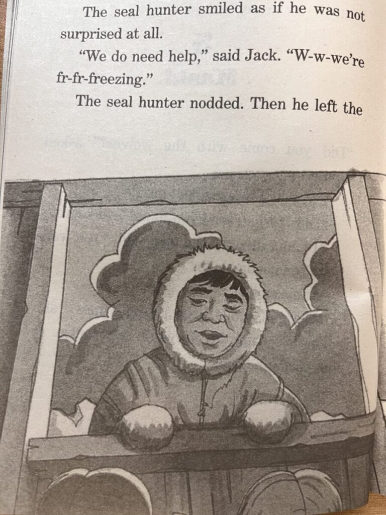 Magic Tree House #12 chapter illustration used as study reference