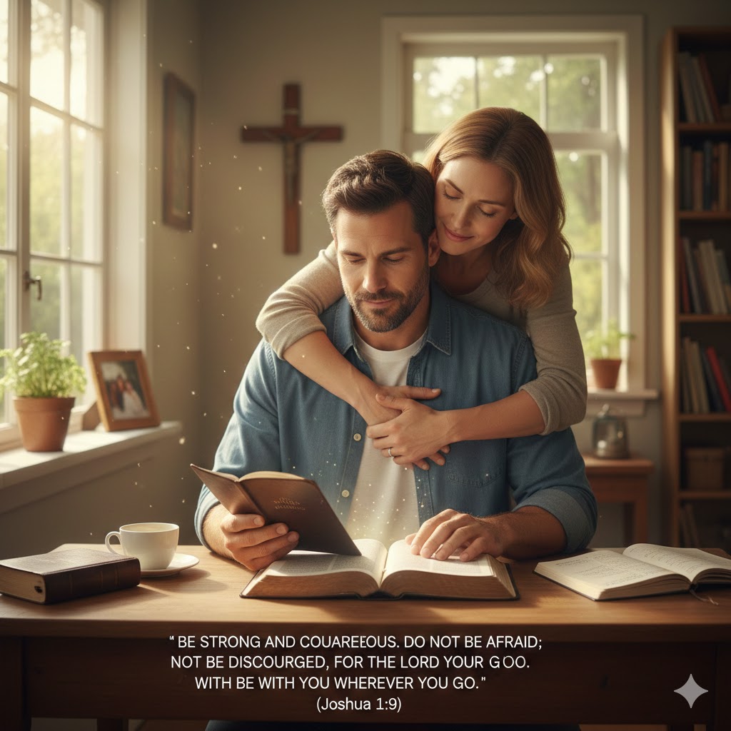 남편을 위한 기도 31일 10번째 기도는 남편의 자신감을 위해 기도하는 내용이며 이를 표현한 이미지