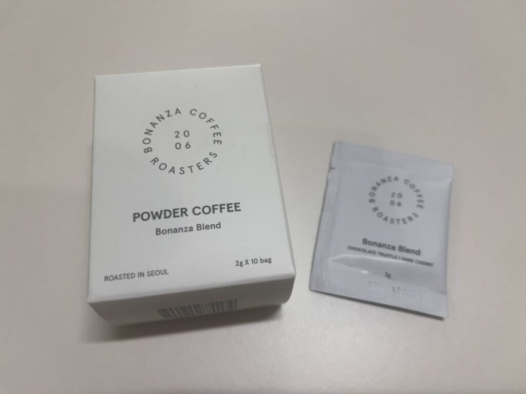 보난자커피의 커피파우더 이미지